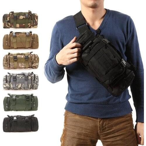 Waterproof Waist Bag Climbing Bags Outdoor Military Tactical Waist Pack 3L Camping Hiking Pouch Bag