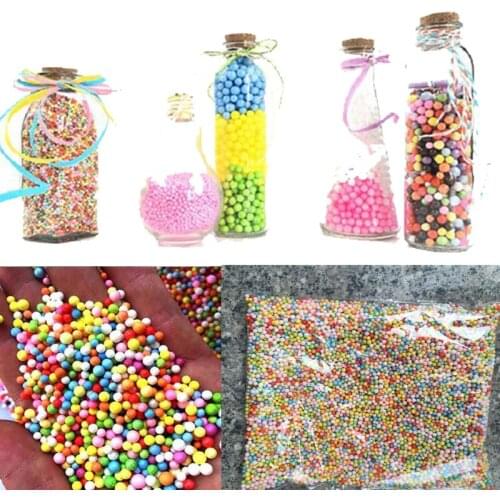 7-9mm Foam Balls Ball for Birthday Wedding baby shower Party Decor DIY favor confetti gift box wrapper Ornaments Wh