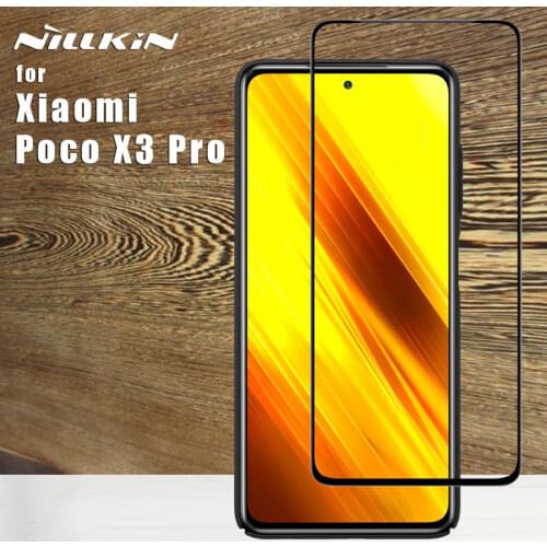 Nillkin for Xiaomi Poco X3 Pro Tempered Glass 9H Pro Plus XD CP Max Full Cover Screen Protector for Xiaomi Poco X3 Pro