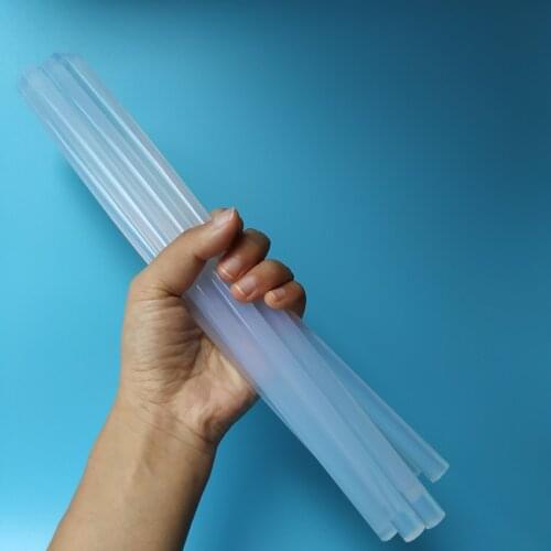 10PCS High Quality Non-Toxic Transparent 11mm X300mm Tool Hot Melt Glue Sticks For DIY