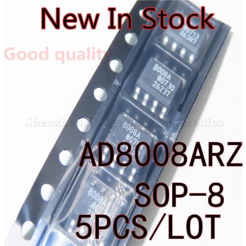 5PCS/LOT AD8008A AD8008AR AD8008ARZ 8008A SOP-8 Operational amplifier chip