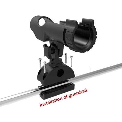 Marine Yacht Heavy Duty Ajustable Plastic Pole Holder Fishing Rod Holder for Boat Multi purpose