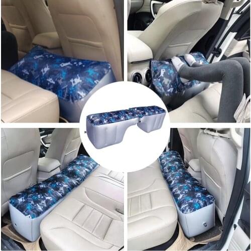 Car Inflatable Air Mattress Buckle Design Comfortable Stable Support Foldable Car Mattress Bed Auto Interior Accessories