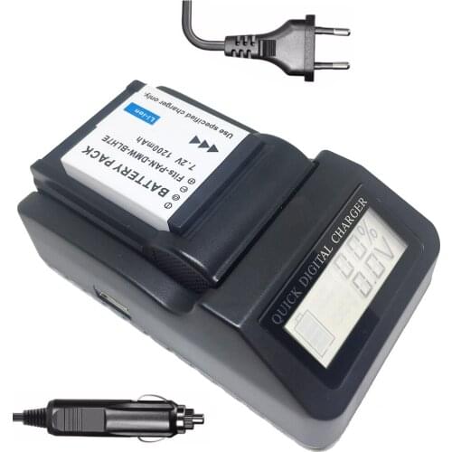 DMW-BLH7 BLH7 DMW-BLH7PP DMW-BLH7E Batteries & LCD Charger for Panasonic Lumix DMC-GM1 GM1 DMC-GM5 GM5 DMC-GF7 GF7 DMC-GF8 GF9