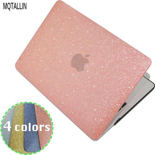 Hot Sale,Shine Glitter Laptop Case For MacBook Pro Retina Air 11 12 13.3 15 inch,2021 New M1 chip Air 13 A2338 A2337 Cover shell