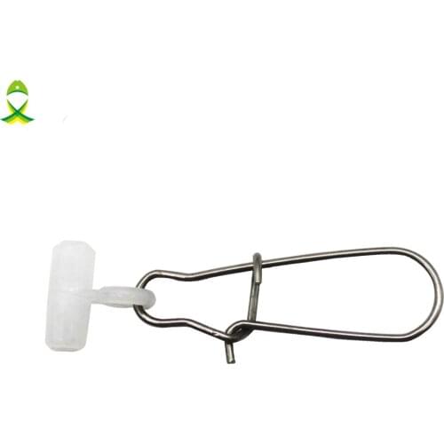 JSM 100 pcs/lot Braid line Sinker Slide Duo Lock staniless steel nice snap fishing connector swivels accessories