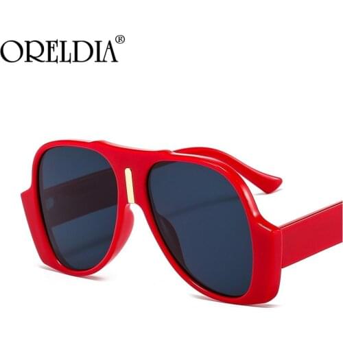 Vintage Oversized Frames Sunglasses 2021 Women Men HipHop Personality Glasses Ladies Luxury Brand Designer Shades Glasses UV400