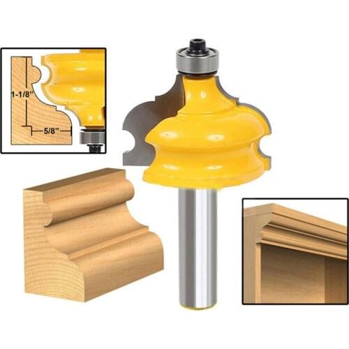 1/2 Shank Semi-arc elegant Knife Milling Cutter Wood Cutters Reversible Door Window Tenon Joint Knife Trimming Woodwork Cutting