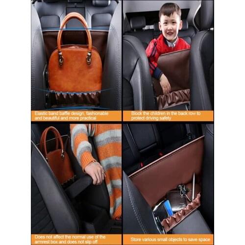 Car Interior Storage Bag Advanced Upgrade Style Car Net Pocket Handbag Holder Between Accessori Auto Seat Storage