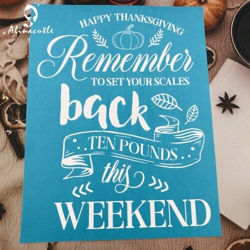 8.5 X 11" Reusable Self- Adhesive Silk Screen Stencils For Home Decoration T-Shirt Bag Pillow DIY Transfers Film