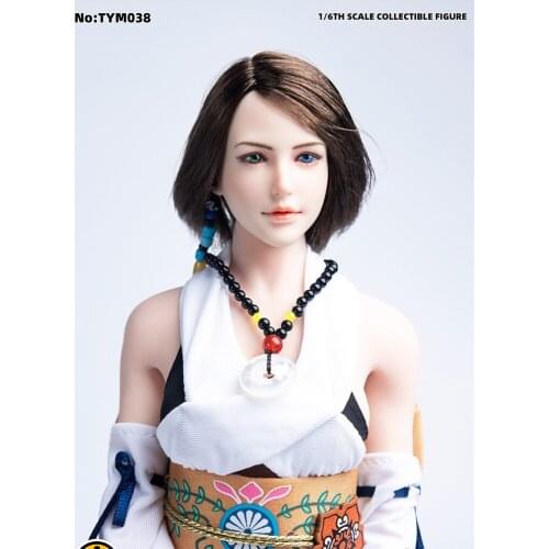 TYM038 1/6 Female Soldier Agate Pearl lucky buckle Necklace Doll Pendant Jewelry Action Figure Toy Body Model Jewelry Accessory
