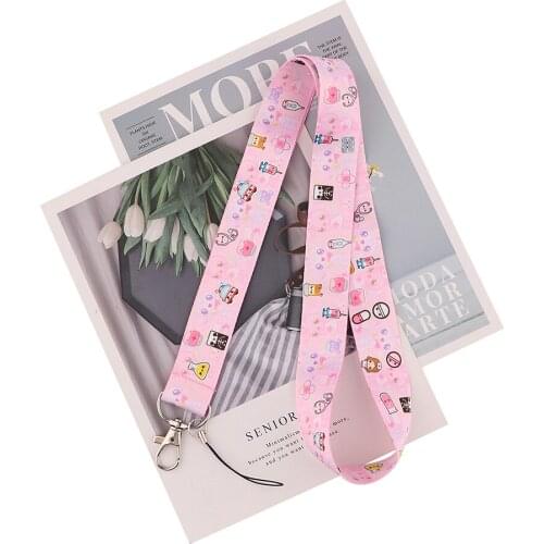 ZF3255 1pcs Pink Medical Doctor Nurse Creative Lanyard Badge ID Lanyards Mobile Phone Rope Key Lanyard Neck Straps Accessories