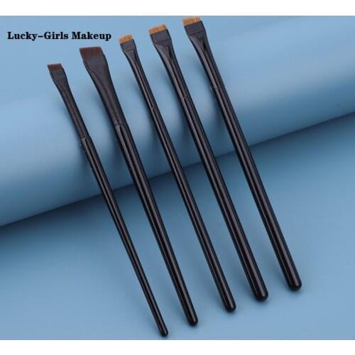 Lucky-Girls 1pcs eye makeup brushes Super Thin Cosmetic Tools for eyes Eyeliner Eyebrow Nose Shadow eyeshadow brush Animal Hair