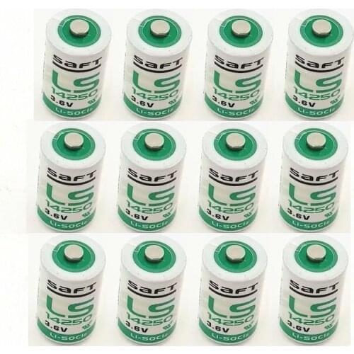 12PCS/LOT New high-quality lithium battery LS14250 1/2AA 3.6V PLC electronic equipment lithium battery