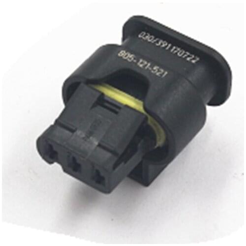 2/5/10/20/50/100sets auto 3pin housing plug plastic wire cable sealed waterproof connector 805-121-521