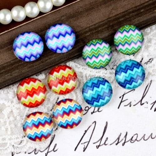 20 pcs MIX 12mm 20mm 25mm 30mm Handmade Round Glass Cabochon beads-Image Glass Cabochon-(HPGC-MIXSS-160)