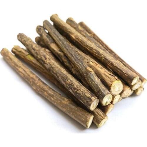 20Pcs Natural Silvervine Sticks for Catnip Sticks Matatabi Chew Sticks Teeth Molar Chew Toys for Cat Teeth Cleaning