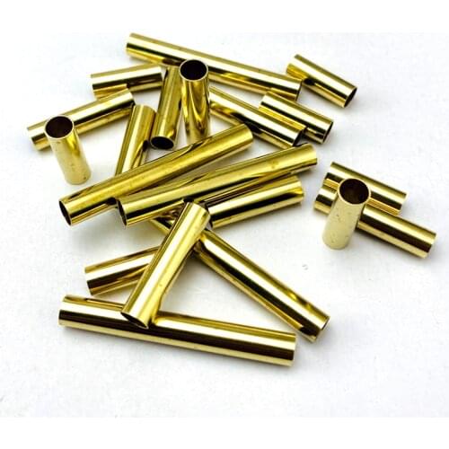 4pieces DIY Knife Shank Rivets Brass Hollow Copper Tube / Steel Bar Knife Embryo DIY Knife Handle Material