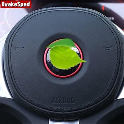 Car Steering Wheel Circle Decoration Cover Trim Stickers For BMW 3 Series G20 G28 2020 Interior Auto Accessories