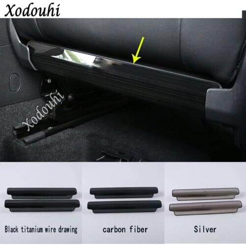 Car Sticker Cover Stainless Steel Seat Adjustment Knob Button Switch Trim Kick Pad For Skoda Kodiaq 2017 2018 2019 2020