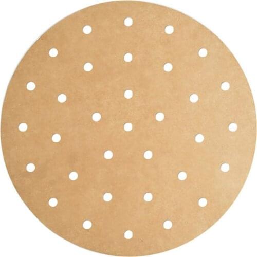 Air Fryer Paper 100pcs Unbleached Perforated Liners for Baking Square/Round Air Fryer Basket Cake Pan Kitchen Supply LBS