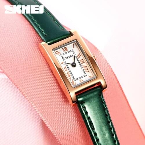 Fashion New Quartz Watch For Women Leather Dress Wristwatch Simple Design Luxury Brand SKMEI Watches Casual Ladies Bracelet Hour