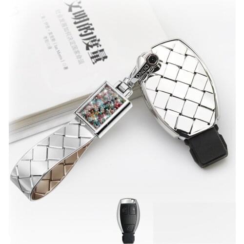 Car Key Case Cover For Mercedes Benz C Class c200l/GLC/GLA200 CLA E-class W205 GLC GLA GLK Accessories Key Shell Bag Protective