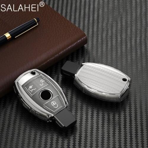 New Arrival Soft TPU Car Key Case Cover Holder For Mercedes Benz W203 W210 W211 W124 W202 W204 W212 W176 AMG Auto Accessories