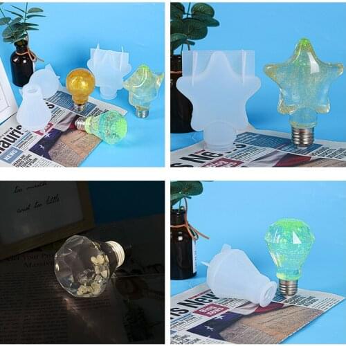 Diy Epoxy Mold 3d Bulbs Silicone Mold Resin Mold Cake Decorating Tools Silicon Moulds Resin Epoxy Kit and Molds