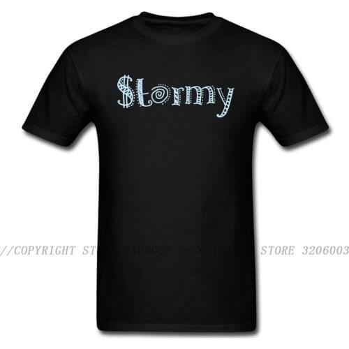 Funny Stormy Weather T Shirt Hip Hop Tshirt 100% Cotton T-shirts Men Clothes Fashion Black Simple Letter Tops Printed Tees
