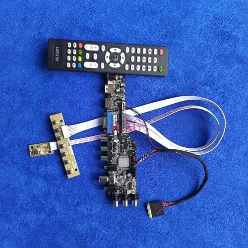LED/LCD LVDS 40-Pin Signal digital Kit For N116B6/N116BGE 1366*768 Display controller drive board HDMI-compatible DVB VGA USB AV