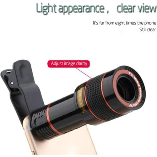 Mobile Phone Zooming Lens Telephoto Portable 12X/8X Optical For Professional Photography Telescope Useful Smartphone Camera Lens