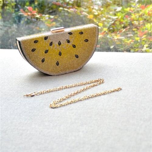 Fashion Golden Bow Crystal Bags Luxury Diamond Party Purse Female Pochette Wedding Bridal Bowknot Handbags