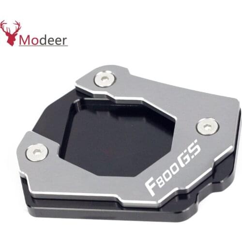 Moto Kickstand Foot Side Stand Extension Pad Support Plate For BMW F800GS F800 GS 2008-2020 2010 2011 2012 2013 2014 2015 2016