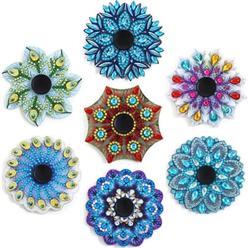 5D Diamond Painting Kit Finger Spinning Top DIY Special Shaped Diamond Cross Stitch Mosaic Art Crafts Pintura Diamante