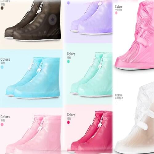 Rain boots set waterproof rainproof rain boots set thickening outdoor travel student non-slip men and women