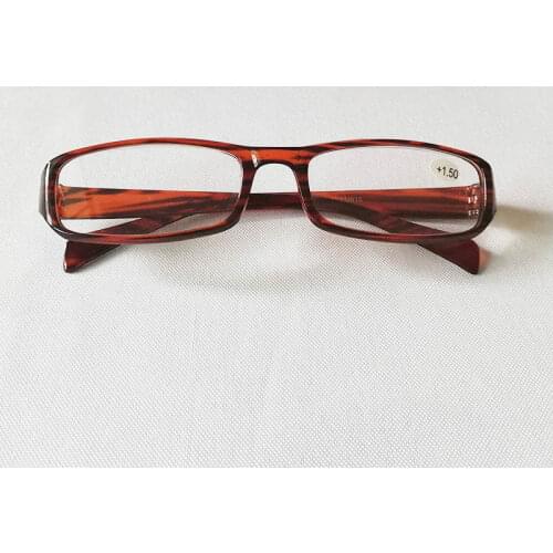New Fashion Ladies Reading Glasses Black Brown Men Reading Glasses Simple Resin Full Frame Woman Presbyopic 1.0-4.0 RK001
