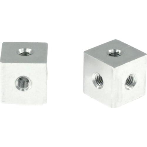 Six Sided Fixed Cube Connector for Acrylic Joining Cube Joning Angle for Industrial Style Aluminum Profile DIY Speaker