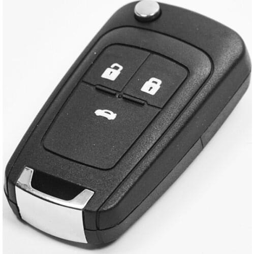 3 Button Replacement Flip Folding Remote Car Key Shell Case For Chevrolet Cruze Epica Lova Camaro Impala Aveo