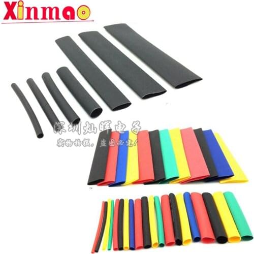 127/164/328Pcs/pack Polyolefin Assorted Heat Shrink Tubing Insulation Shrinkable Tube Wrap Wire Cable