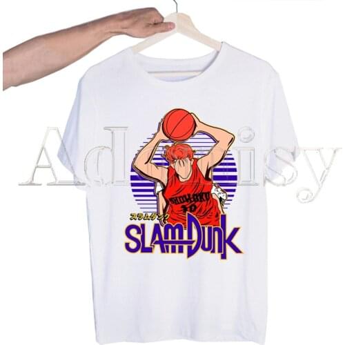 Slam Dunk Funny T Shirt Men New Casual Short Sleeve Tshirt Homme Manga Unisex T-shirt Tees