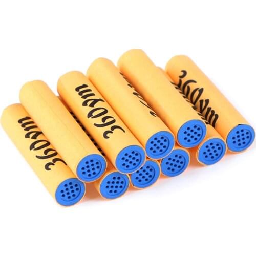 10PCS 9mm Activated Carbon Tobacco Smoking Pipe Filter Cigarette Accessories