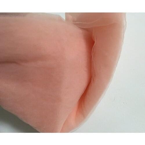 160cm wide 4meters/lot peach pink thin soft good quality fine tulle tiny holes mesh gauze wedding dress pettiskirt tutu veil