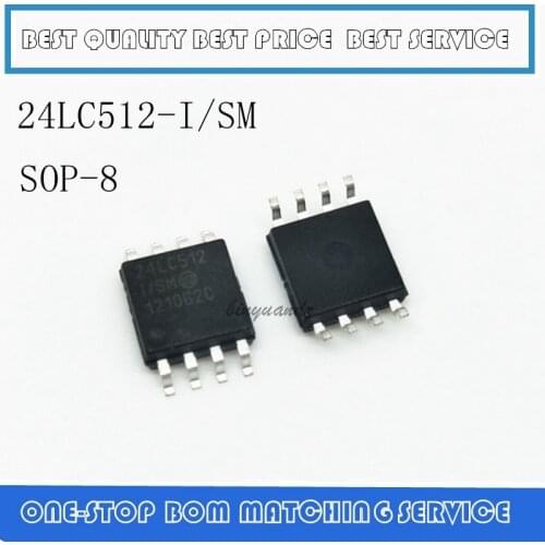 20PCS-100PCS 24LC512-I/SM 24LC512 In stock