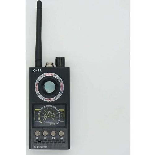 K68 Anti Spy Wireless RF Signal Detector Bug GSM GPS Tracker Hidden Camera Eavesdropping Device Military Professional Version