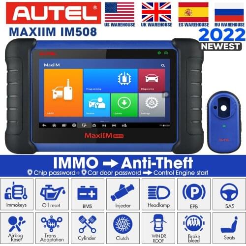 Autel MaxiIM IM508 OBD2 scania Car Diagnostic Auto Scanner Engine Tool ECU XP200 Key Programming professional automotive scanner