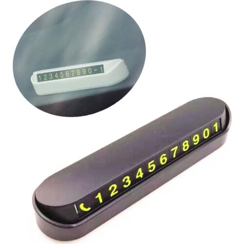 Car Styling Temporary Parking Card Phone Number Card Plate for Mercedes-Benz Series-A B C E S G M ML GLK CL CLK CLS GL GLK R