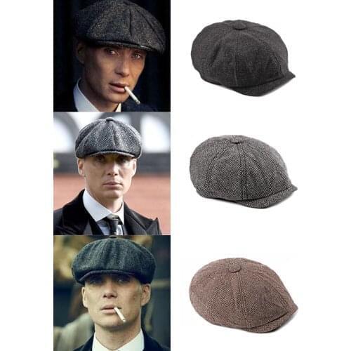 New Plaid Beret Hat Classic Retro Newsboy Hats Men And Women Universal Cap Outdoor Leisure Caps