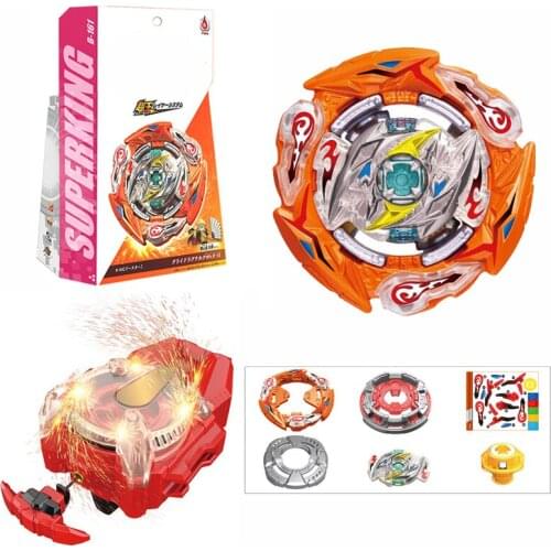 Beybleyd Burst Sparking Metal Fusion GT Series Alloy Gyroscope Super King B161 Assemble Battle Game Gyro Toys for Children