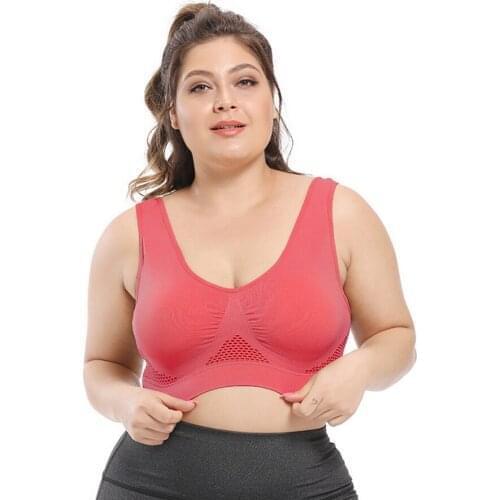 DHL or fedex 20pcs/lot Women Plus Size Seamless Bra With Pads Easy Comfort Bra Push Up Bralette Vest Bra